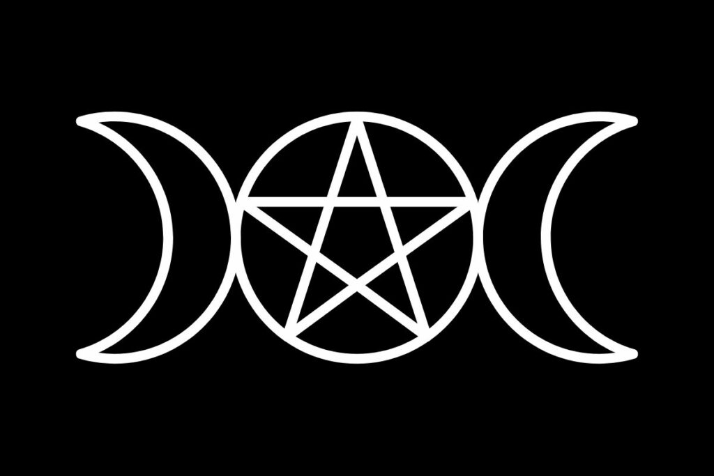 pentagram-with-two-crescent-moons-triple-goddess-moon-meaning-a