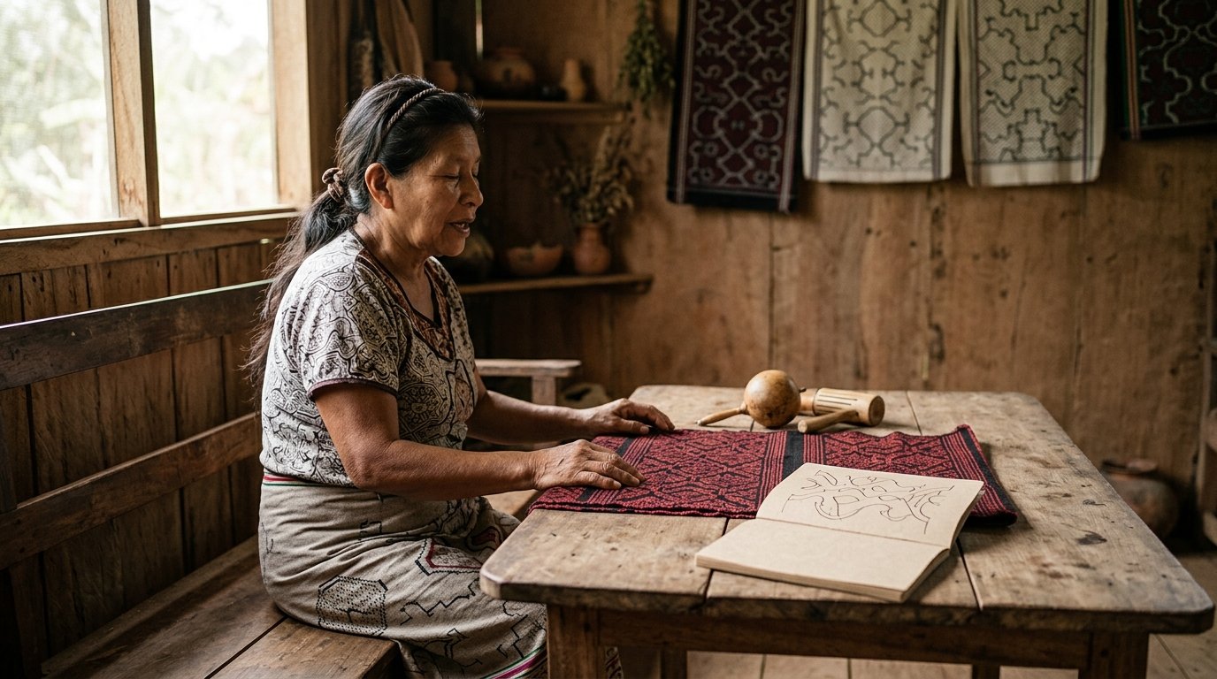 Shipibo Song Patterns: Meaning, Healing Symbolism, and Cultural Context - Image 1