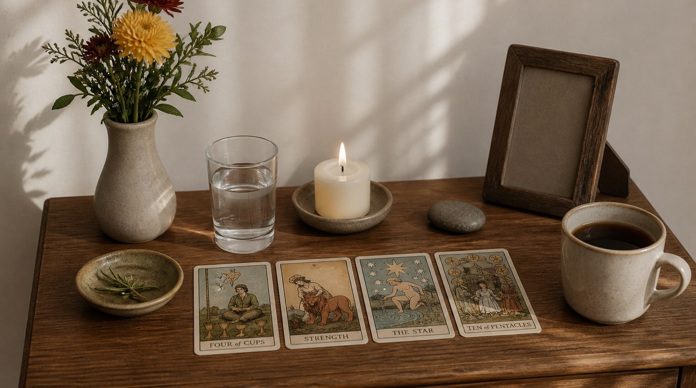 Sinking Into Acceptance: 4 Rituals for the Waning Moon Card Spread - Image 2